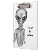 Gray Alien, ik wil geloven Klembord (Links)