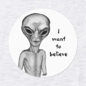 Gray Alien, ik wil geloven Labels (Design 2)