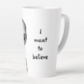 Gray Alien, ik wil geloven Latte Mok (Rechterhoek)