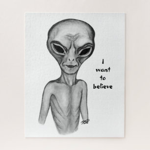 Gray Alien, ik wil geloven Legpuzzel
