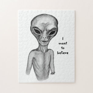 Gray Alien, ik wil geloven Legpuzzel