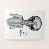 Gray Alien, ik wil geloven Legpuzzel (Horizontaal)