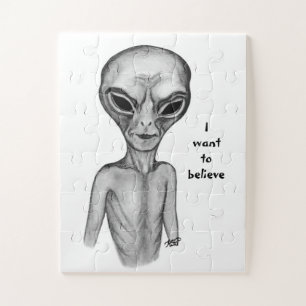 Gray Alien, ik wil geloven Legpuzzel