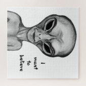 Gray Alien, ik wil geloven Legpuzzel (Horizontaal)