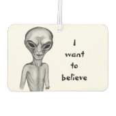 Gray Alien, ik wil geloven Luchtverfrisser (Achterkant)