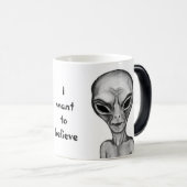 Gray Alien, ik wil geloven Magische Mok (Voorkant rechts)