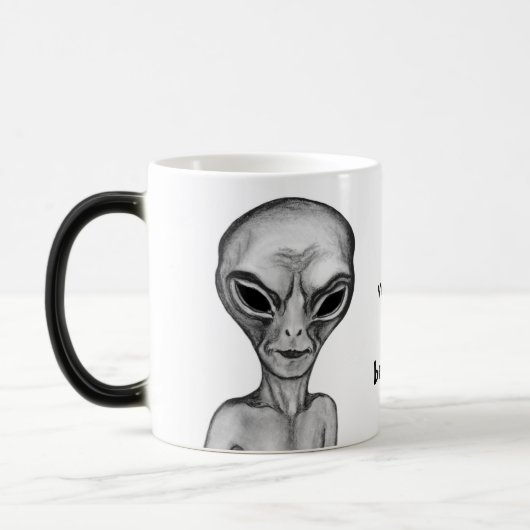 Gray Alien, ik wil geloven Magische Mok (Links)