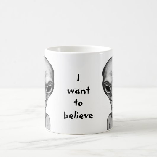 Gray Alien, ik wil geloven Magische Mok (Center)