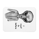 Gray Alien, ik wil geloven Magneet (Horizontaal)