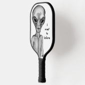 Gray Alien, ik wil geloven Pickleball Paddle (Links)
