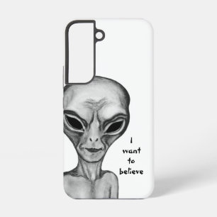 Gray Alien, ik wil geloven Samsung Galaxy Hoesje