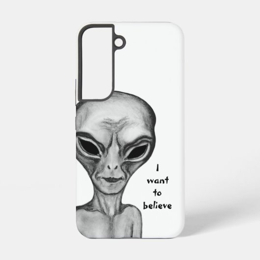 Gray Alien, ik wil geloven Samsung Galaxy Hoesje (Achterkant)