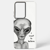 Gray Alien, ik wil geloven Samsung Galaxy Hoesje (Achterkant)