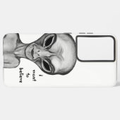 Gray Alien, ik wil geloven Samsung Galaxy Hoesje (Linkerkant)
