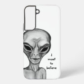 Gray Alien, ik wil geloven Samsung Galaxy Hoesje (Achterkant)
