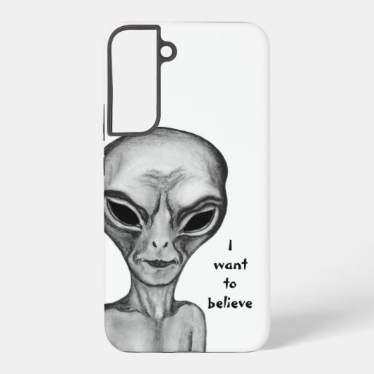 Gray Alien, ik wil geloven Samsung Galaxy Hoesje (Achterkant)