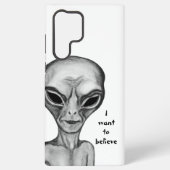 Gray Alien, ik wil geloven Samsung Galaxy Hoesje (Achterkant)