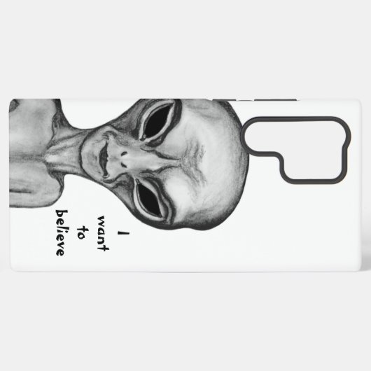 Gray Alien, ik wil geloven Samsung Galaxy Hoesje (Achterkant horizontaal)