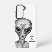 Gray Alien, ik wil geloven Samsung Galaxy Hoesje (Achterkant)