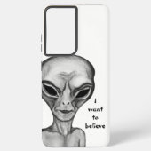 Gray Alien, ik wil geloven Samsung Galaxy Hoesje (Achterkant)