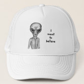 Gray Alien, ik wil geloven Trucker Pet (Voorkant)