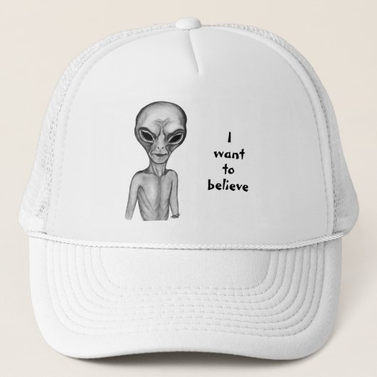 Gray Alien, ik wil geloven Trucker Pet (Voorkant)