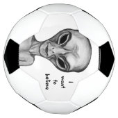 Gray Alien, ik wil geloven Voetbal (Gedraaid)