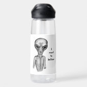 Gray Alien, ik wil geloven Waterfles (Achterkant)