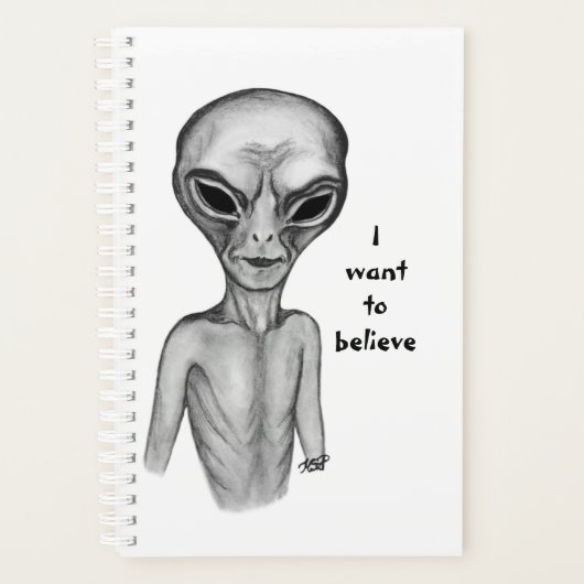 Gray Alien, ik wil Planner geloven (Voorkant)