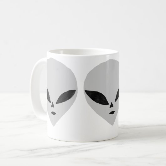 Gray Alien Koffiemok (Voorkant links)