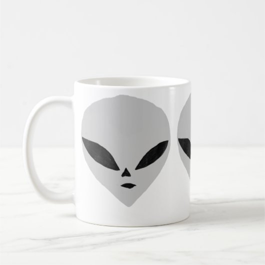 Gray Alien Koffiemok (Links)