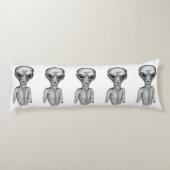 Gray Alien Lichaamskussen (Achterkant)