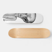 Gray Alien Persoonlijk Skateboard (Horizontaal)