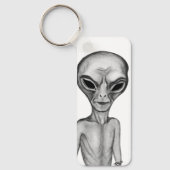 Gray Alien Sleutelhanger (Voorkant)