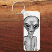 Gray Alien Sleutelhanger (Voorkant)