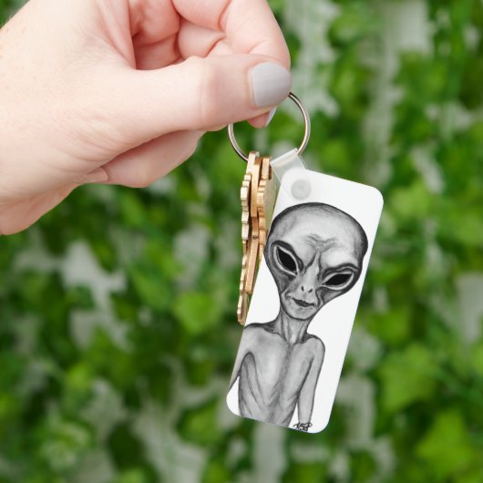 Gray Alien Sleutelhanger (Hand)