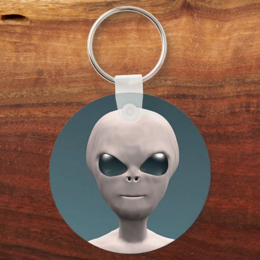 Gray Alien Sleutelhanger (Voorkant)