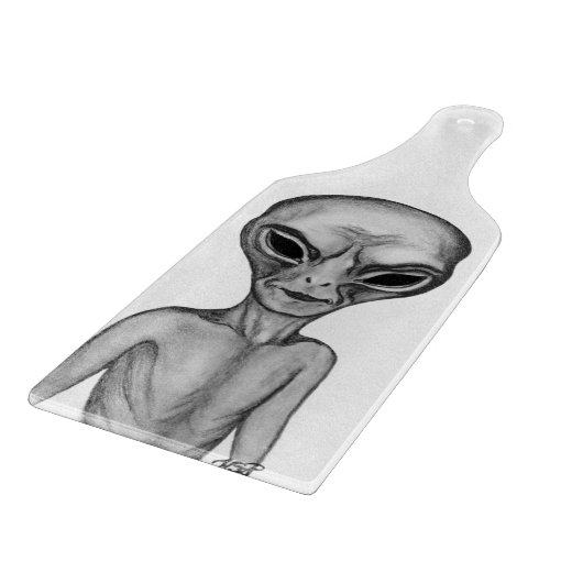 Gray Alien Snijplank (Hoek)