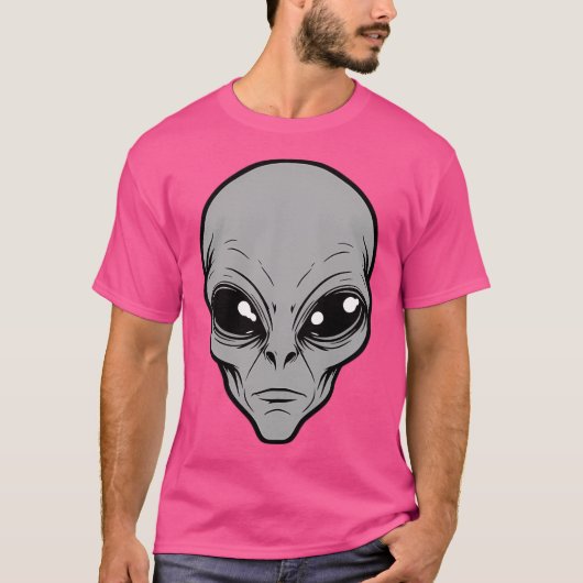 Gray Alien T-shirt (Voorkant)