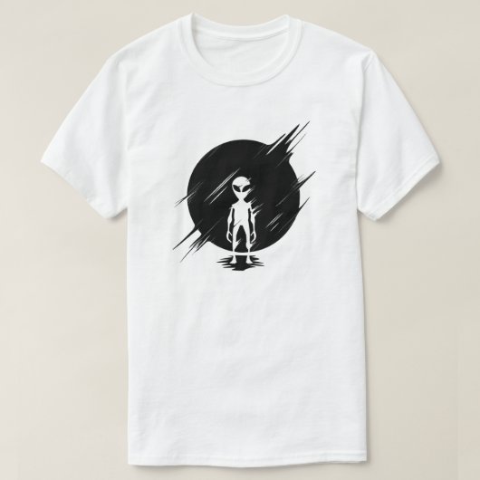 Gray Alien T-shirt (Design voorkant)