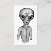 Gray Alien Visitekaartje (Achterkant)