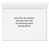 Gray American Staffordshire Terrier Fun Kerstmis (Binenzijde Horizontaal (Onderkant))