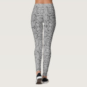 Gray Anaconda Snakeskin Leggings (Achterkant)