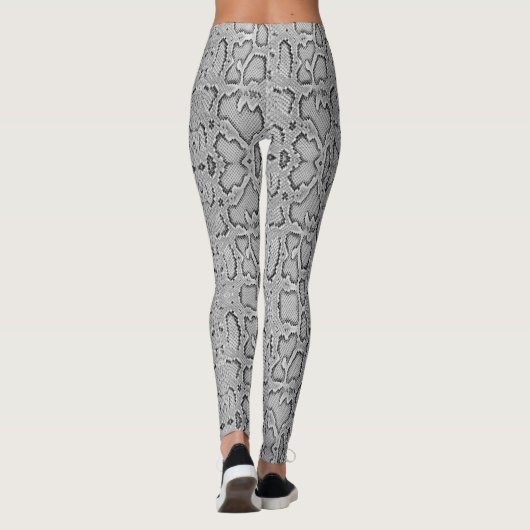Gray Anaconda Snakeskin Leggings (Achterkant)
