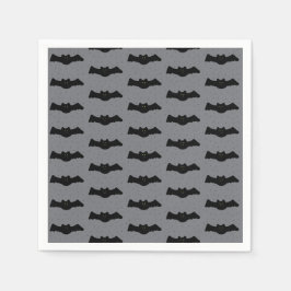 Gray and Black Halloween Bats Servet