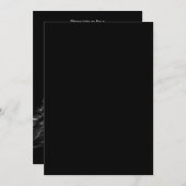 Gray and Black Masquerade Sweet 16 Ball Invitation Kaart (Voorkant / Achterkant)