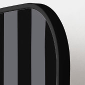 Gray and Black Stripes Monogram Wreath Est Year Pickleball Paddle (Links Detail)