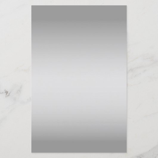 Gray and Blue Wedding Program (Achterkant)