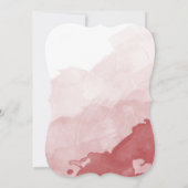 Gray and Maroon Wedding Invitation Kaart (Achterkant)