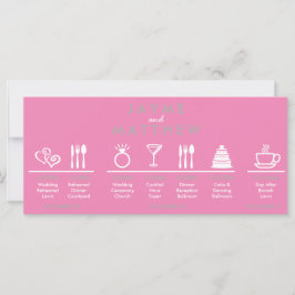 Gray and Pink Weddenschap Welkomstpagina